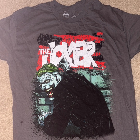 Batman Dark Gray Joker Graphic Tee - Picture 1 of 1